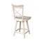 International Concepts Charlotte Counter Height Stool, 24" Seat Height, Swivel, Unfinished S-312SW - alternate 6